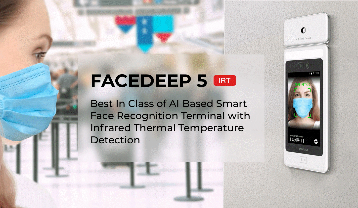 Access Control, Thermoscanner, FaceDeep 5 IRT Facial Thermoscanner